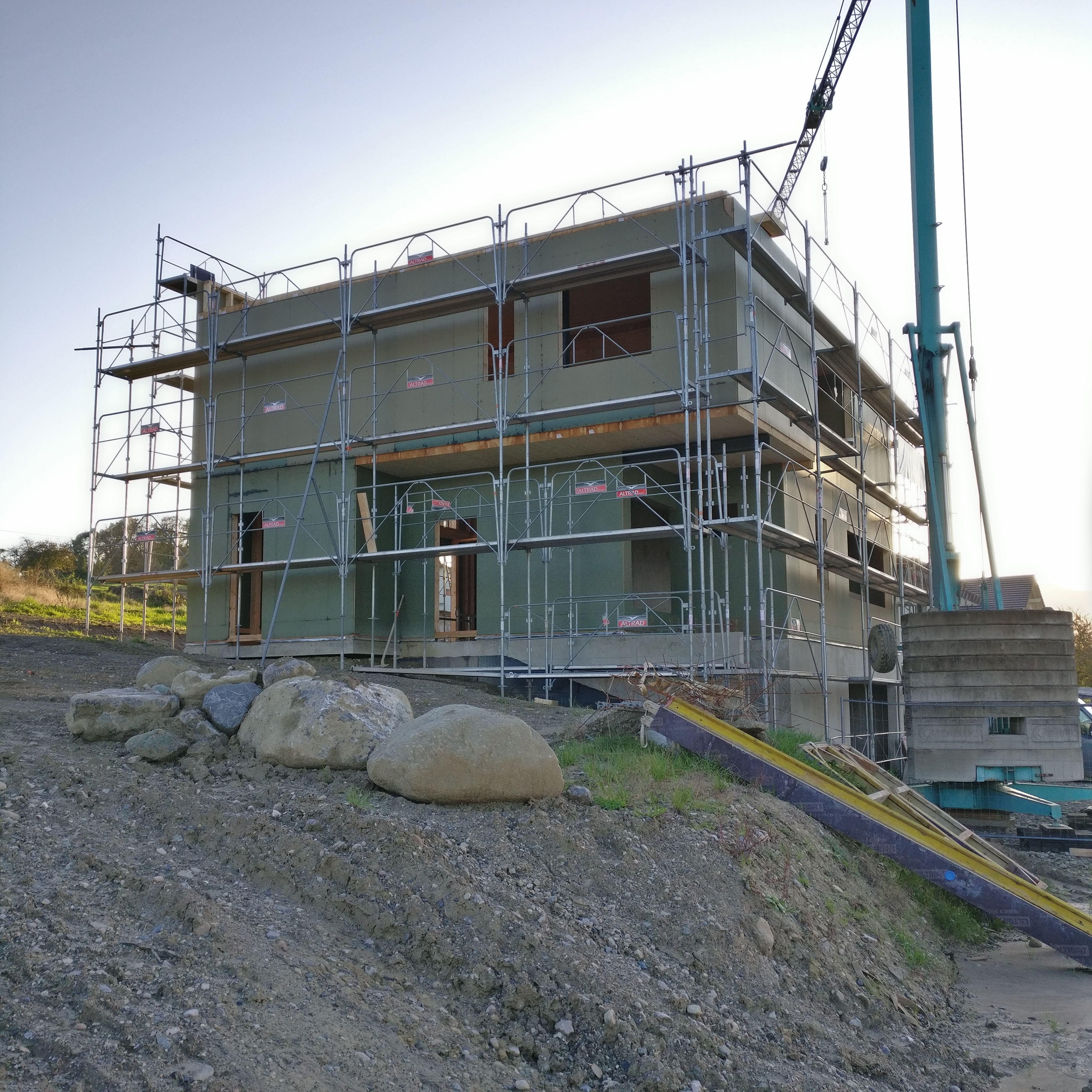 Construction de ma maison cubique en ossature bois